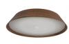 Noyer 420mm 35W Walnut Timber LED Oyster